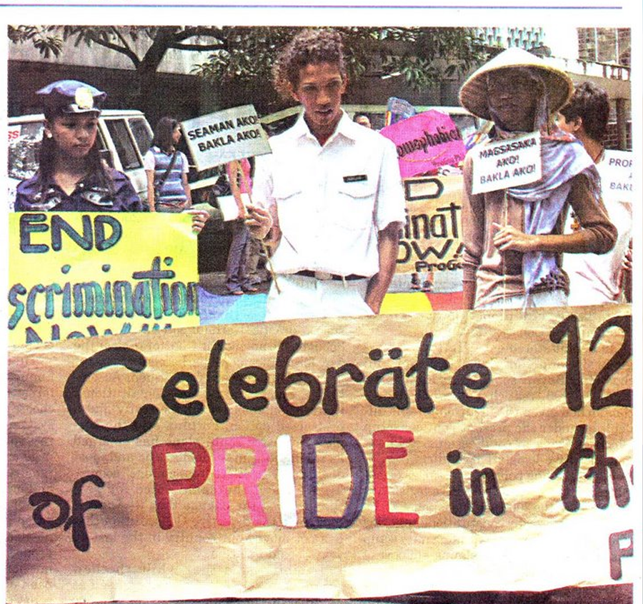 Photograph of the First Pride March